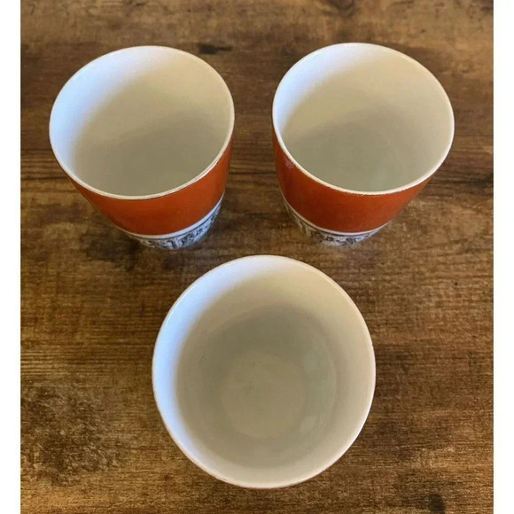 Set of 3 Narumi Fine China Cups Japan 3 1/8" H x 2 1/4" D Sake Cup - Picture 3 of 5